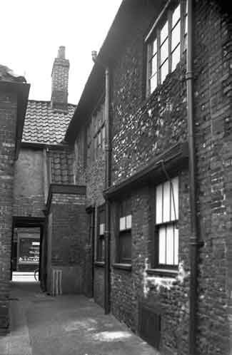Queen of Hungary Yard  , Norwich. George Plunkett’s photo reproduced by kind permission of J Plunkett 